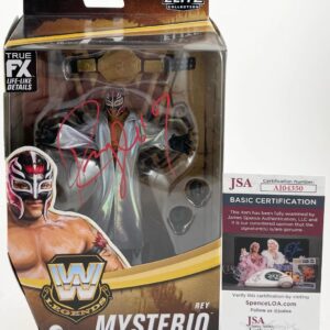 WWE Rey Mysterio Signed Mattel Legends Elite Figure A Autograph WCW JSA COA